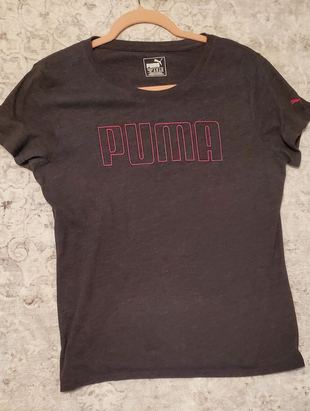 Puma Women's T-Shirt Heather Gray